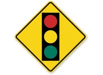 Cortina 07-800-35103 75cm x 75cm [29-1/2" x 29-1/2"] Stop Light Symbol