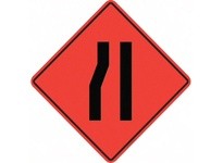 Cortina 07-800-3709 36" Vinyl Non-Reflective - Merge Right Symbol