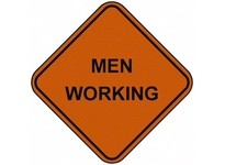 Cortina 07-800-4000-L 48" MESH MEN WORKING W/LEXAN