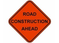 Cortina 07-800-4004 48" Mesh - Road Construction Ahead