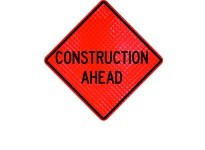 Cortina 07-800-4030 48" Super Bright - Construction Ahead