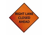 Cortina 07-800-4069 48" Marathon - Right Lane Closed Ahead | YarinInd