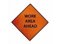 Cortina 07-800-4151 48" Diamond Grade - Work Area Ahead