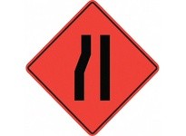 Cortina 07-800-4709 48" Vinyl Non-Reflective - Merge Right Symbol