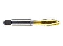 Regal 073434MS M8 x 1.25 D5 3 Flute Plug SuperTuf SS Spiral Point Tap with TiN Cutting Tools