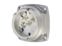 Meltric 09-28043-185 PNHT INLET METAL SIZE 1 IP 44 3P+G 30 A 480 VAC 60 Hz HIGH TEMPERATURE