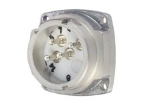 Meltric 09-28073-185 PNHT INLET METAL SIZE 1 IP 44 3P+G 30 A 250 VAC 60 Hz HIGH TEMPERATURE