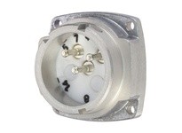 Meltric 09-28075-185 PNHT INLET METAL SIZE 1 IP 44 1P+N+G 30 A 125 VAC 60 Hz HIGH TEMPERATURE