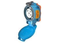 Meltric 09-N4076 PN20 Receptacle Metal Blue Size 1 | Industrial Supply