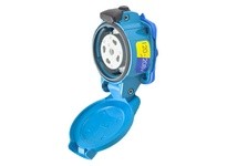 Meltric 09-N4167 PN20 RECEPTACLE METAL BLUE SIZE 1 TYPE 4X 3P+N+G 20 A 120/208 VAC