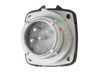 Meltric 09-N8143 PN20 INLET METAL SIZE 1 TYPE 4X 3P+G 15 A 600 VAC