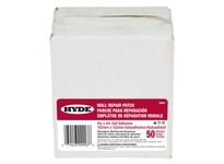 Hyde Tools 09903 Fiberglass/Aluminum Wall Patch 4" X 4" | Durable Repair Solution
