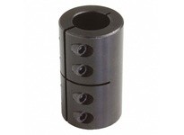 Climax 1-1/4"x1-1/4" 6" OAL Steel Special One Piece Coupling | Black Oxide Finish
