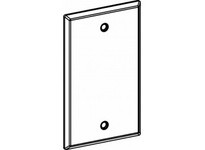 Orbit 1-BC-G 1-G W/P STEEL BLANK COVER - GRAY | YarinInd