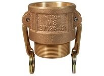 Dixon 100-B-BR Cam & Groove Type B Coupler x Male NPT | Industrial Supplies