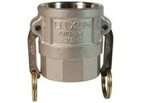 Dixon 100-D-SS Cam & Groove Type D Coupler x Female NPT | YarinInd