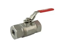 Mako 10000HS02 10000S Stainless 10K Ball Valve 1/4" - 10, 000 PSI - 2 Pc Stainless Steel Body - Peek Seat - 316 Stainless Steel 