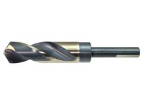 DRILLCO 1000EF162 31/32 1/2" Shank S&D Drills High Speed Steel Black & Gold 135 degree Point