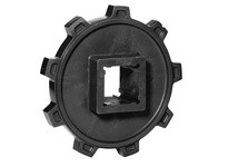 Rexnord 114-1182-1 2.5" Square Shaft-ready Bore, 12.245" Pitch Diameter, Acetal, N5996 Molded Non-Split Sprocket2.5" Square Shaf