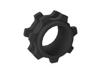 Rexnord 614-301-4 20 mm Round Idler Bore, 1.361" Pitch Diameter, 7 Teeth | High-Quality Industrial Component