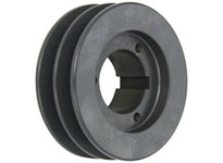 Browning 2TB90 2 Groove A, B Belt Section Cast Iron Bushed Bore Multiple Sheave, Split Taper Bushed, 9.35" Outside Diameter2 Gro