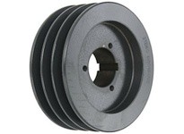 Browning 3TB90 3 Groove A, B Belt Section Cast Iron Bushed Bore Multiple Sheave, Split Taper Bushed, 9.28" Outside Diameter3 Gro