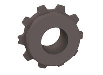 Rexnord 114-811-4 1" Round Idler Bore, 2.449" Pitch Diameter, 10 Teeth | Quality POM Product