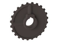 Rexnord 114-699-5 5930 Series Molded Non-Split Sprocket with 24 Teeth and a 1-3/16" Round Shaft-ready Bore with 1 Keyway and 2 S