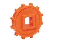 Rexnord 114-854-3 5966 Series Molded Non-Split Sprocket With 12 Teeth And a 1-7/16" Round Shaft-Ready Bore With 1 Keyway And 2 S