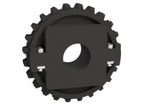 Rexnord 614-143-12 1500 Series Molded Split Sprocket with 24 Teeth and a 1-1/4" Round Idler Bore in PA material1500 Series Molde
