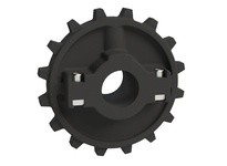 Rexnord 614-62-12 1 1/4" Round Idler Bore, 5.125" Pitch Diameter, 16 Teeth, PA, NS7700 Molded Split Sprocket1 1/4" Round Idler B