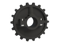 Rexnord 614-60-41 7700 Series Molded Split Sprocket with 18 Teeth and a 40 mm Round Idler Bore in PA material7700 Series Molded 