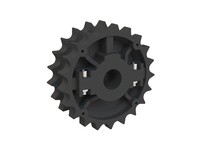 Rexnord 614-38-7 1" Round Idler Bore, 5.088" Pitch Diameter, 21 Teeth, PA, NS820 Molded Split Sprocket1" Round Idler Bore, 5.088
