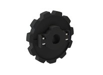 Rexnord 614-101-7 1" Round Idler Bore, 5.324" Pitch Diameter, 11 Teeth, PA, NS880 Molded Split Sprocket1" Round Idler Bore, 5.32
