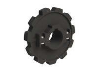 Rexnord 614-101-3 1 1/4" Round Shaft-ready Bore, 5.324" Pitch Diameter, 11 Teeth, 1 Keyway, 1 Set Screw, PA, NS880 Molded Split 