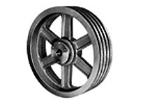 Browning 4TB380 4 Groove A, B Belt Section Cast Iron Bushed Bore Multiple Sheave, Split Taper Bushed, 38.28" Outside Diameter4 G