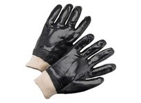 West Chester Orange Large Chemical-Resistant Gloves - Smooth Finish | Durable Protection