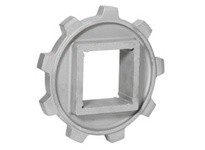 Rexnord 114-3924-3 2.5" Square Shaft-ready Bore, 6.579" Pitch Diameter, SS5996 Stainless Steel Non-Split Sprocket2.5" Square Sha