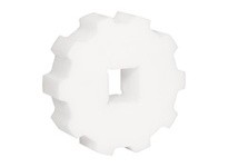 Rexnord 114-3974-3 1.5" Square Shaft-ready Bore, 5.226" Pitch Diameter, UHMWP, KU6085 Machined Non-Split Sprocket1.5" Square Sha