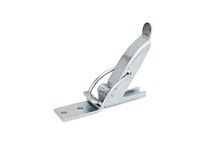 100ENEF JW WincoSteel zinc plated 4.49 inch long .67 inch high toggle latch, holding capacity of 1000 N (225 lbf)