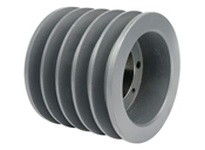 Browning 5C106R 5 Groove C Belt Section Cast Iron Bushed Bore Multiple Sheave, Split Taper Bushed, 11" Outside Diameter5 Groove 