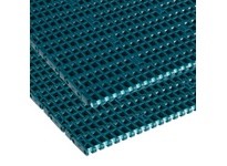 Rexnord 817.40.16 23.43" Width, 1" Pitch, Flush Grid, Green Low Friction Acetal, Straight Running, 1000FG MatTop Chain with Poly