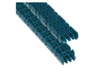 Rexnord 871.00.01 1.89" Width, 1" Pitch, Raised Rib Rail Track, Green Low Friction Acetal, Straight Running, 1000RRR MTW MatTop 