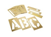 Hanson 10167 12'' Gothic Style Letters Set 33 PC | High-Quality Industrial Supplies