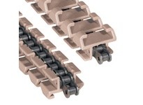 Rexnord LF1843K1.5GJ 1.5" Width, 1" Pitch, SideGrip, Tan Low Friction, Side-flexing, 1843TAB G Chain1.5" Width, 1" Pitch, SideGr