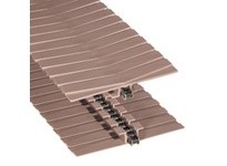 Rexnord LF3873SSK10 10" Width, 1.5" Pitch, Solid-Top, Tan Low Friction, Side-flexing, 3873TAB TableTop Chain10" Width, 1.5" Pitc