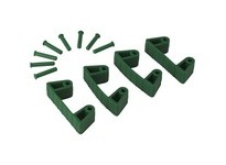 Flexco 10192 Alligator Size 35 Fasteners, Steel, 48" Belt Width, 9/32-5/16" Belt Thickness, 3.6 mm Hinge Pin Diameter, 7" Minimu