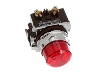 Cutler Hammer 10250T197LRP2A IND Light FV 120VAC Red LED | Durable Plastic Lens