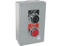 Cutler Hammer 10250T3525 Control Station Motor Control 2 Button Start Stop | Zinc NEMA13