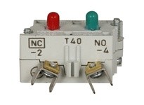 Cutler Hammer 10250T40 Heavy-Duty Pushbutton Contact Block 1NO 1NC QC Tabs 10250T Series